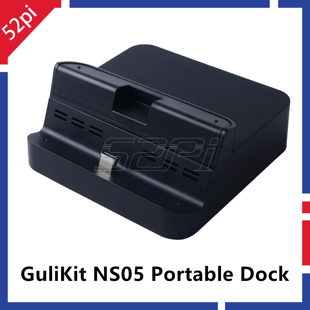

52Pi Gulikit NS05 Portable Dock For Nintendo Switch Docking Station with USB-C PD Charging Stand Adapter USB 3.0 Port