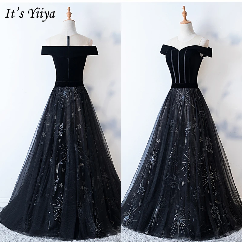 It's Yiiya Evening Dress 2019 Plus Size Short Sleeve Off Shoulder Princess Ball Gown Stars Pattern Elegant Formal Dresses E1006
It's Yiiya Evening Dress 2019 Plus Size Short Sleeve Off Shoulder Princess Ball Gown Stars Pattern Elegant Formal Dresses E1006