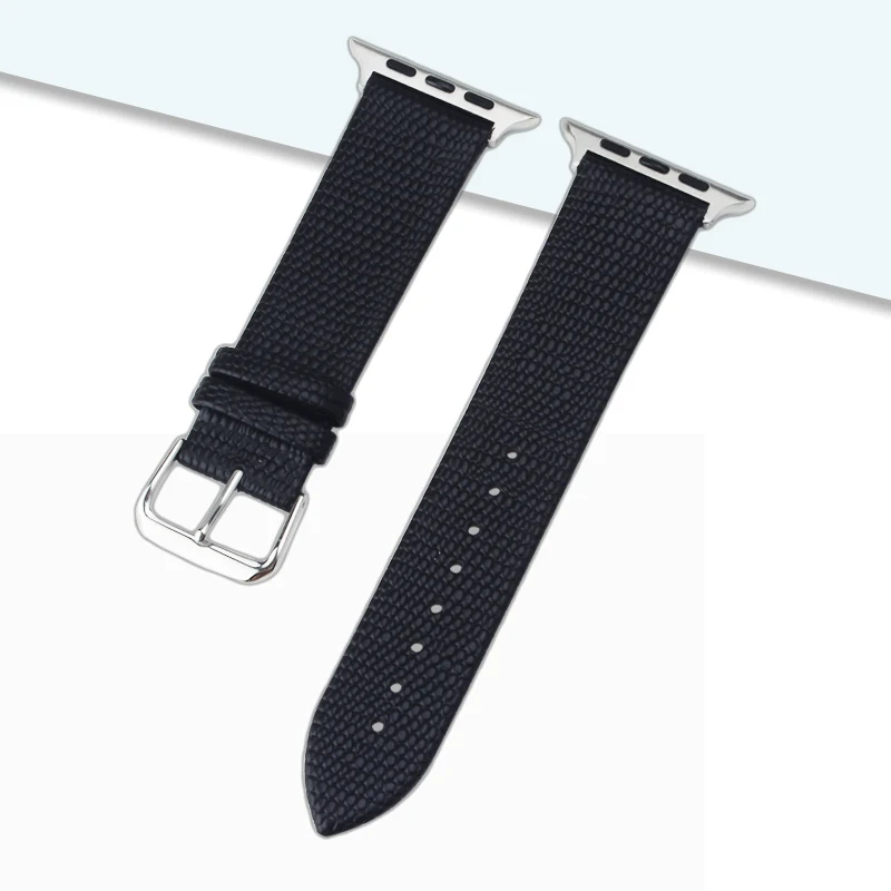 ALK Apple Watch Band for iWatch Series 5/4/3/2/1 Lizard Pattern Genuine Leather Black Bracelet Strap Wristband 38 40mm 42mm 44mm
ALK Apple Watch Band for iWatch Series 5/4/3/2/1 Lizard Pattern Genuine Leather Black Bracelet Strap Wristband 38 40mm 42mm 44mm