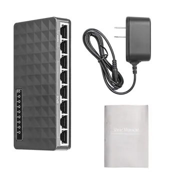 Mini LAN POE Ethernet Network Desktop Switch 8 Port 10/100Mbps Fast Hub Network Switch Hub Adapter High Performance
Mini LAN POE Ethernet Network Desktop Switch 8 Port 10/100Mbps Fast Hub Network Switch Hub Adapter High Performance