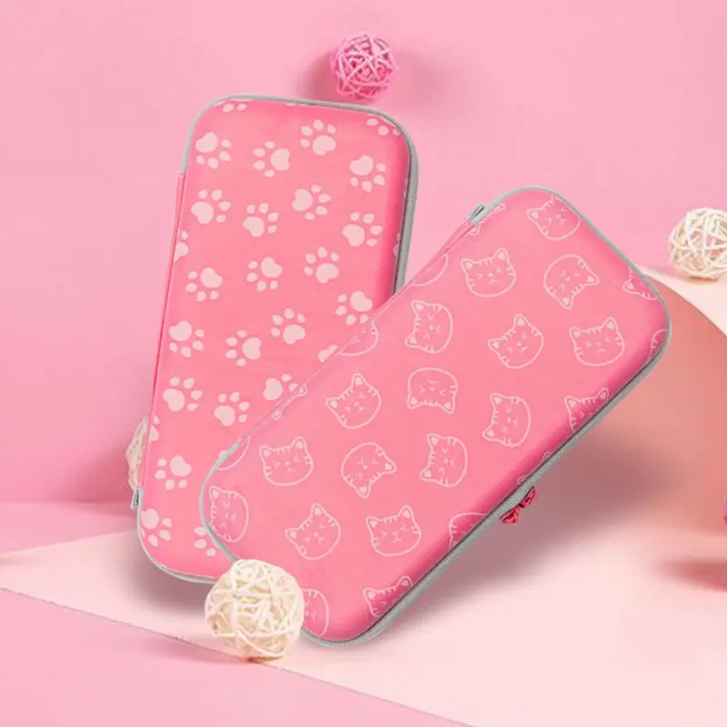 Cute Cat Claw Pattern Storage Bag Portable Hard Shell Carrying Case for Switch Game Console Gaming Accessories
Cute Cat Claw Pattern Storage Bag Portable Hard Shell Carrying Case for Switch Game Console Gaming Accessories