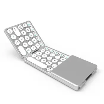 Hot Mini Folding Keyboard Bluetooth Foldable Wireless Keyboard With Touchpad ,Rechargeable And Universal Round Keycap
Hot Mini Folding Keyboard Bluetooth Foldable Wireless Keyboard With Touchpad ,Rechargeable And Universal Round Keycap
