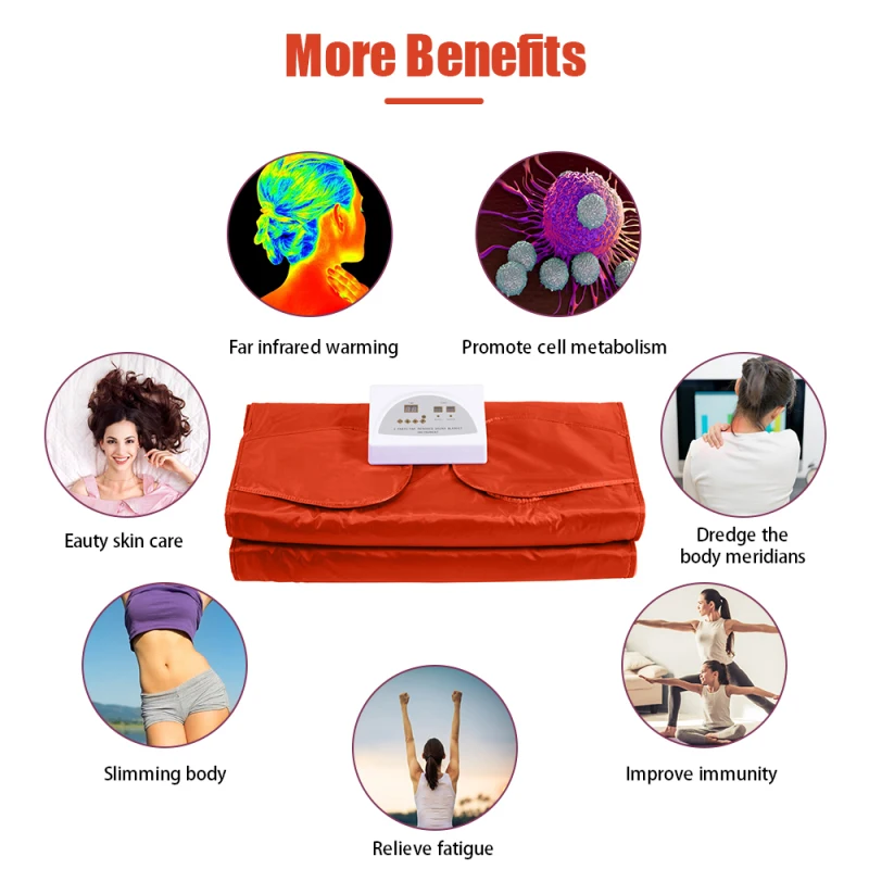 Upgrade Stretch Oxford Cloth Two-stage Acid Row Blanket Sauna Blanket Detox Far Infrared Fit To Weight Loss and Relieve Pain
Upgrade Stretch Oxford Cloth Two-stage Acid Row Blanket Sauna Blanket Detox Far Infrared Fit To Weight Loss and Relieve Pain