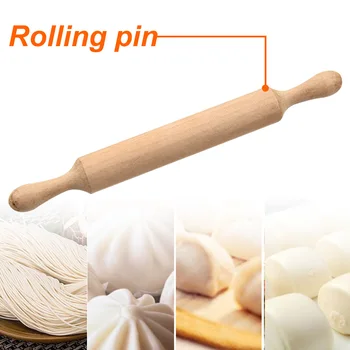 Wood Rolling Pin Baking Cookies Biscuit Fondant Cake Dough Roller Household Bakeware Rolling Pin Kitchen Tools
Wood Rolling Pin Baking Cookies Biscuit Fondant Cake Dough Roller Household Bakeware Rolling Pin Kitchen Tools