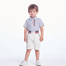 Toddler Boy Set Summer Boys Short Sleeves Set Striped Shirt Colorful Buttons Children's Brand Clothing Baby Kids Clothes Set
Toddler Boy Set Summer Boys Short Sleeves Set Striped Shirt Colorful Buttons Children's Brand Clothing Baby Kids Clothes Set