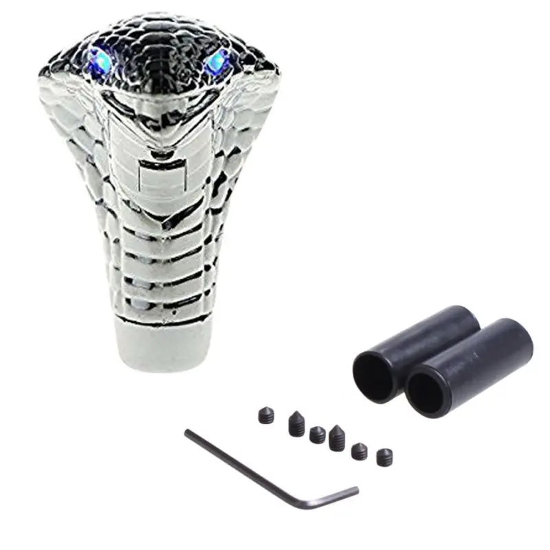 Universal Auto Car Manual Gear Shift Knob Stick Led Eyes Chrome Cobra Snake Cool Shift Lever
Universal Auto Car Manual Gear Shift Knob Stick Led Eyes Chrome Cobra Snake Cool Shift Lever