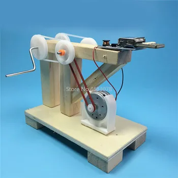 Assembling Model of Scientific Experimental Materials for Self-made Hand-operated Generator
Assembling Model of Scientific Experimental Materials for Self-made Hand-operated Generator