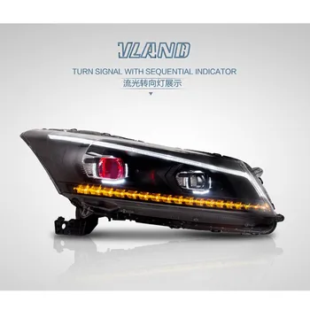 VLAND factory for car Headlight For ACCORD 2008 2010 2013 Head Lamp and Turn signal With Sequential Indicator for Play and Plug
VLAND factory for car Headlight For ACCORD 2008 2010 2013 Head Lamp and Turn signal With Sequential Indicator for Play and Plug