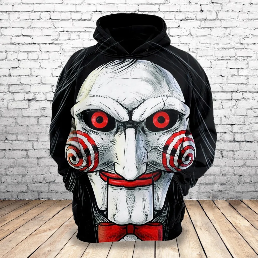 2019 Hot New Sweatshirt Customize Halloween Horror jisaw 3D Printed Hoodies Unique Loose Tops Men Clothing Drop Shipping
2019 Hot New Sweatshirt Customize Halloween Horror jisaw 3D Printed Hoodies Unique Loose Tops Men Clothing Drop Shipping