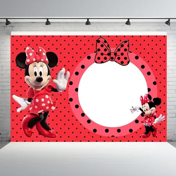Red Minnie Photography Backdrop Custom Background Photography Studio Photo Backgrounds for Children Birthday Party Photocall
Red Minnie Photography Backdrop Custom Background Photography Studio Photo Backgrounds for Children Birthday Party Photocall