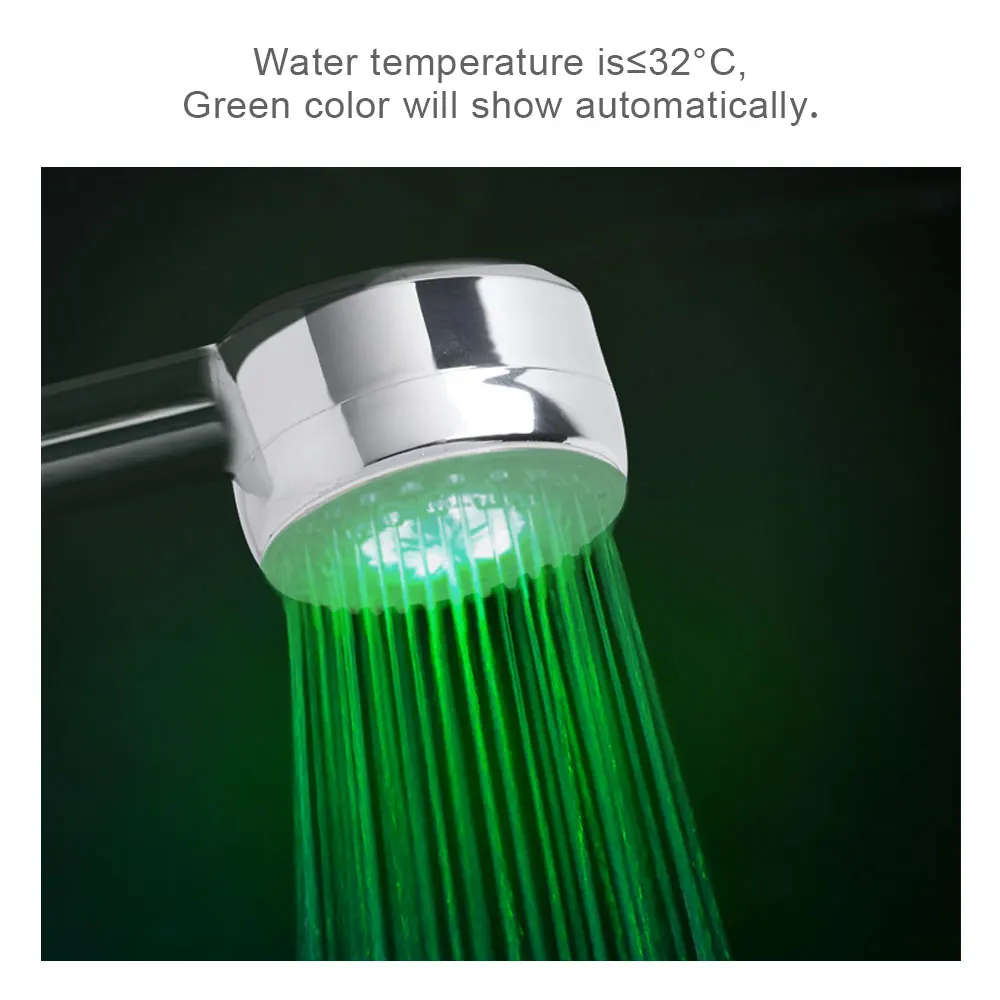 Led shower head showerhead 3 colors Change Sensitive Temperature Control Bathroom automatically according to water temperature
Led shower head showerhead 3 colors Change Sensitive Temperature Control Bathroom automatically according to water temperature