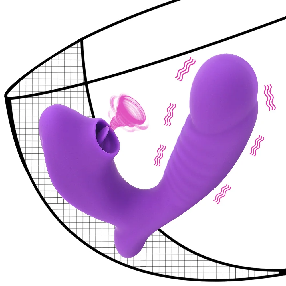 Стимулятор клитора секс-шоп носимый фаллоимитатор вибратор Вагина Массажер язык лизание вибратор секс-игрушки для женщин