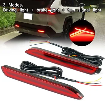 1 Pair LED Brake Stop Light Rear Bumper Reflector Driving Fog Lamp 2019-2020 Fit For Toyota RAV4 Car Rear Bumper Lamps
1 Pair LED Brake Stop Light Rear Bumper Reflector Driving Fog Lamp 2019-2020 Fit For Toyota RAV4 Car Rear Bumper Lamps