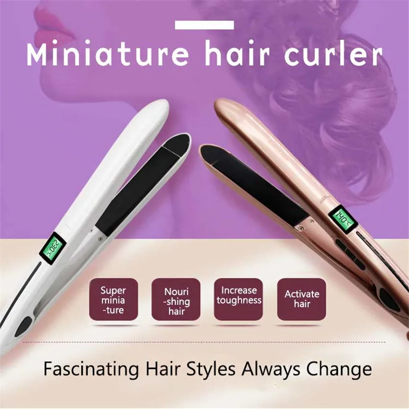 Professional Hair Straightener Curler Hair Flat Iron Negative Ion Infrared Hair Straighting Curling Iron Corrugation LED Display
Professional Hair Straightener Curler Hair Flat Iron Negative Ion Infrared Hair Straighting Curling Iron Corrugation LED Display