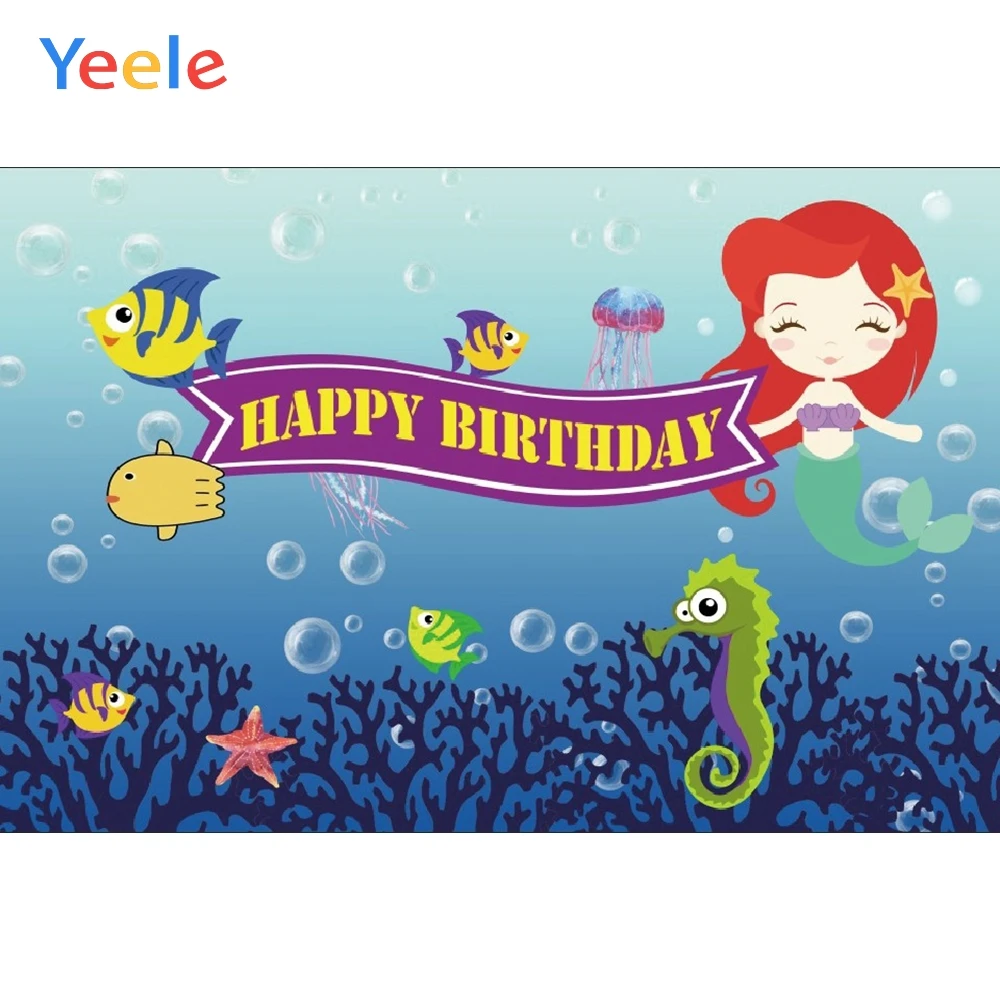 Yeele Ocean World Mermaid Birthday Bathroom Wallpaper Photography Backdrop Personalized Photographic Background For Photo Studio
Yeele Ocean World Mermaid Birthday Bathroom Wallpaper Photography Backdrop Personalized Photographic Background For Photo Studio
