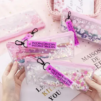 HobbyLane Transparent Pencil Case Sakura Pattern with Ribbon Storage Stationery Bag d18
HobbyLane Transparent Pencil Case Sakura Pattern with Ribbon Storage Stationery Bag d18
