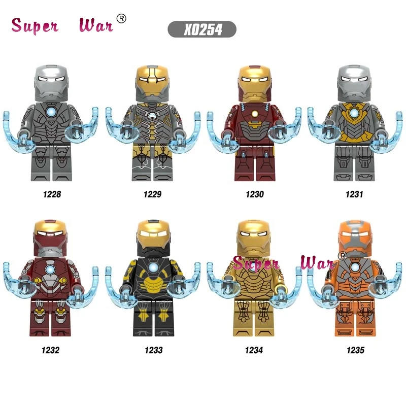 Single Avengers Endgame Iron Man IronMan MK85 MK50 MK30 Mk 16 Mk 18 Mark 21 Mark 28 War Machine Pepper building blocks Kids Toys
Single Avengers Endgame Iron Man IronMan MK85 MK50 MK30 Mk 16 Mk 18 Mark 21 Mark 28 War Machine Pepper building blocks Kids Toys
