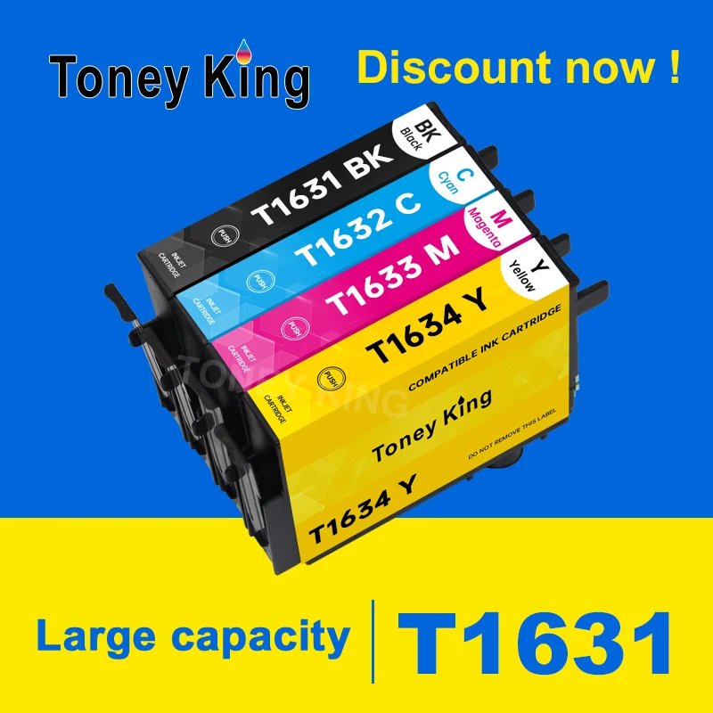 

T1631 T1621 T16 16XL Compatible ink Cartridge for Epson WorkForce WF 2010 2510 2520 2530 2540 2750 2760 2630 2650 2660 Printer