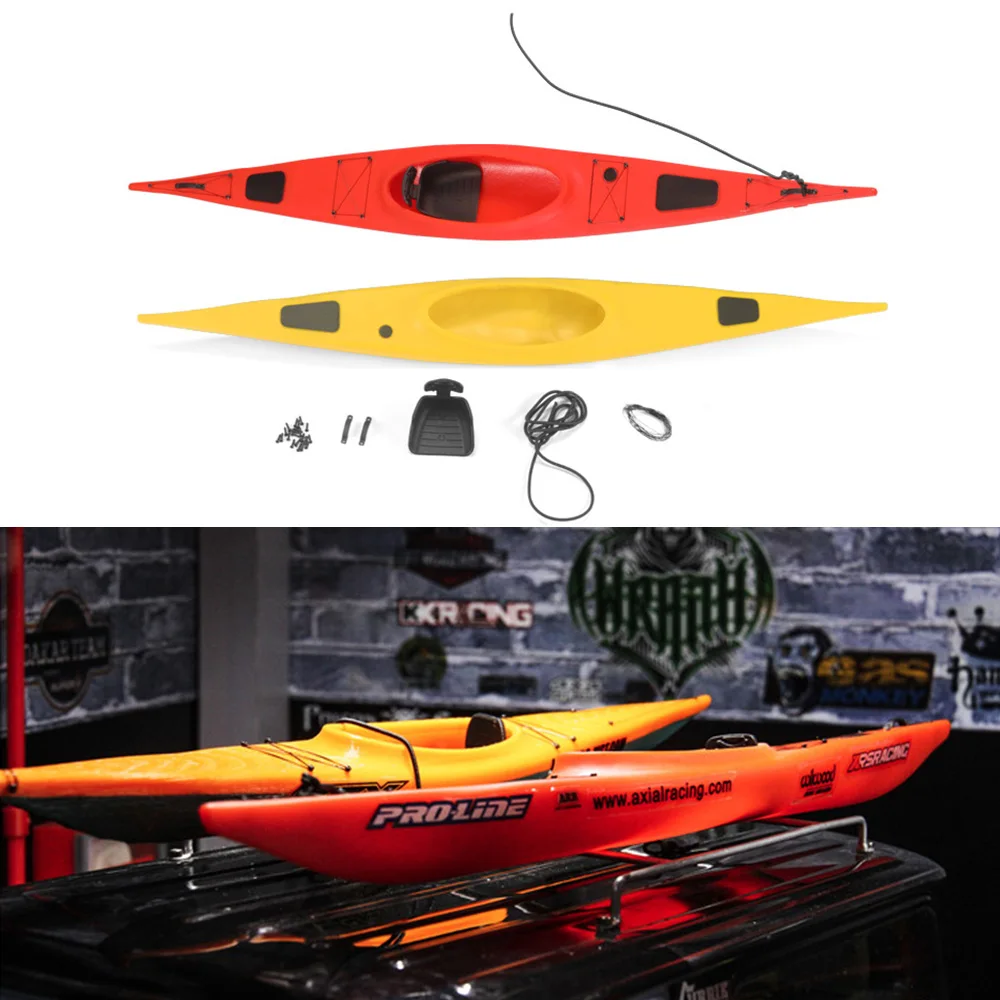 Mould Version Kayak Simulation Boat for Traxxas TRX4 D90 D110 Axial SCX10 SCX10 II 90046 Bronco 1/10 RC Car
Mould Version Kayak Simulation Boat for Traxxas TRX4 D90 D110 Axial SCX10 SCX10 II 90046 Bronco 1/10 RC Car
