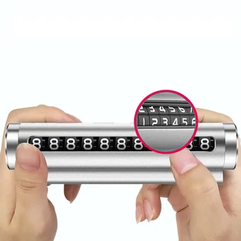 Aluminum Alloy Car Temporary Parking Card Rotate Phone Number Plate Park Stop Magnetic Adsorption Car Styling Auto Accessories
Aluminum Alloy Car Temporary Parking Card Rotate Phone Number Plate Park Stop Magnetic Adsorption Car Styling Auto Accessories