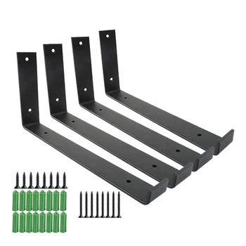 4 Pcs/Set Shelf Bracket Rustic Iron Metal Wall Floating Shelf Bracket Metal Shelf Bracket Supports with Screws
4 Pcs/Set Shelf Bracket Rustic Iron Metal Wall Floating Shelf Bracket Metal Shelf Bracket Supports with Screws