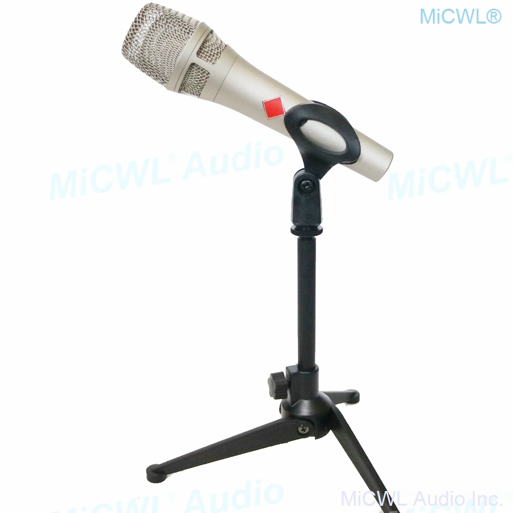 

Wondrous KMS108 Webcast Condenser Microphone Full Metal Handheld Voice Karaoke Sing Chat Microphones 3.5mm cable Desktop Support