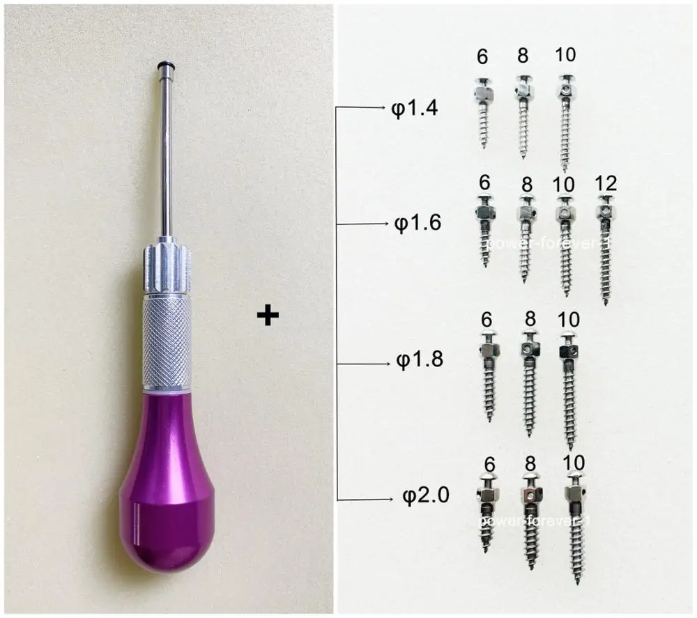 Mini Implants x10+ Driver x1 Dental Orthodontic Micro Implants Mini Screw Self-Taping Spring Anchor Wrench Screwdrivers
Mini Implants x10+ Driver x1 Dental Orthodontic Micro Implants Mini Screw Self-Taping Spring Anchor Wrench Screwdrivers