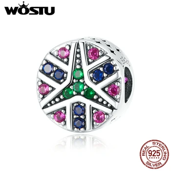 WOSTU 925 Sterling Silver Colorful Star Charm Fit Original Bracelet Elengant DIY Necklace Pendant Bead Jewelry CQC1683 
WOSTU 925 Sterling Silver Colorful Star Charm Fit Original Bracelet Elengant DIY Necklace Pendant Bead Jewelry CQC1683
