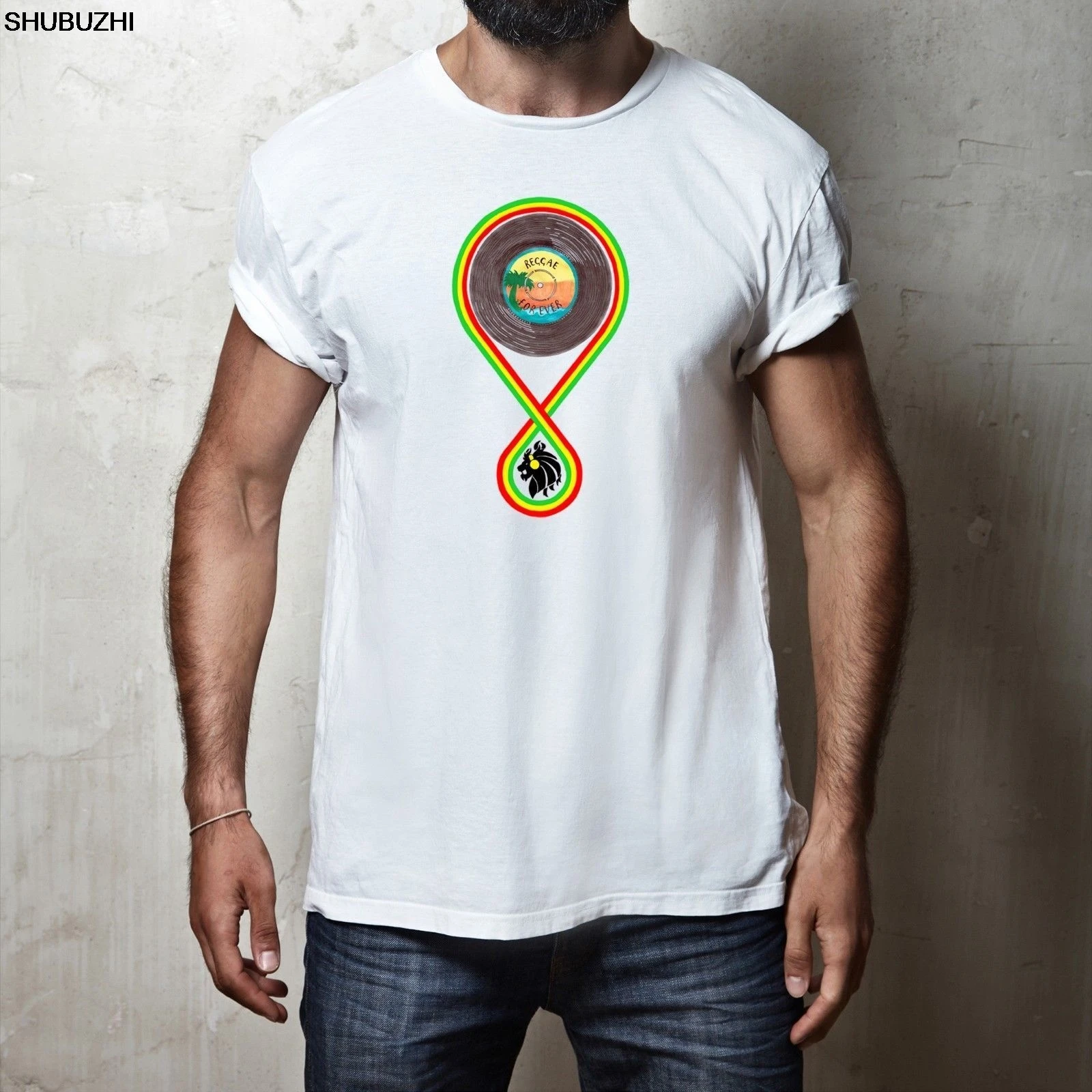 Retro Reggae Music Forever Jamaica Dub 100% Cotton Mens Rasta shubuzhi Brand New Fashion Man Cotton Clothing O Neck Tops T Shirt
Retro Reggae Music Forever Jamaica Dub 100% Cotton Mens Rasta shubuzhi Brand New Fashion Man Cotton Clothing O Neck Tops T Shirt