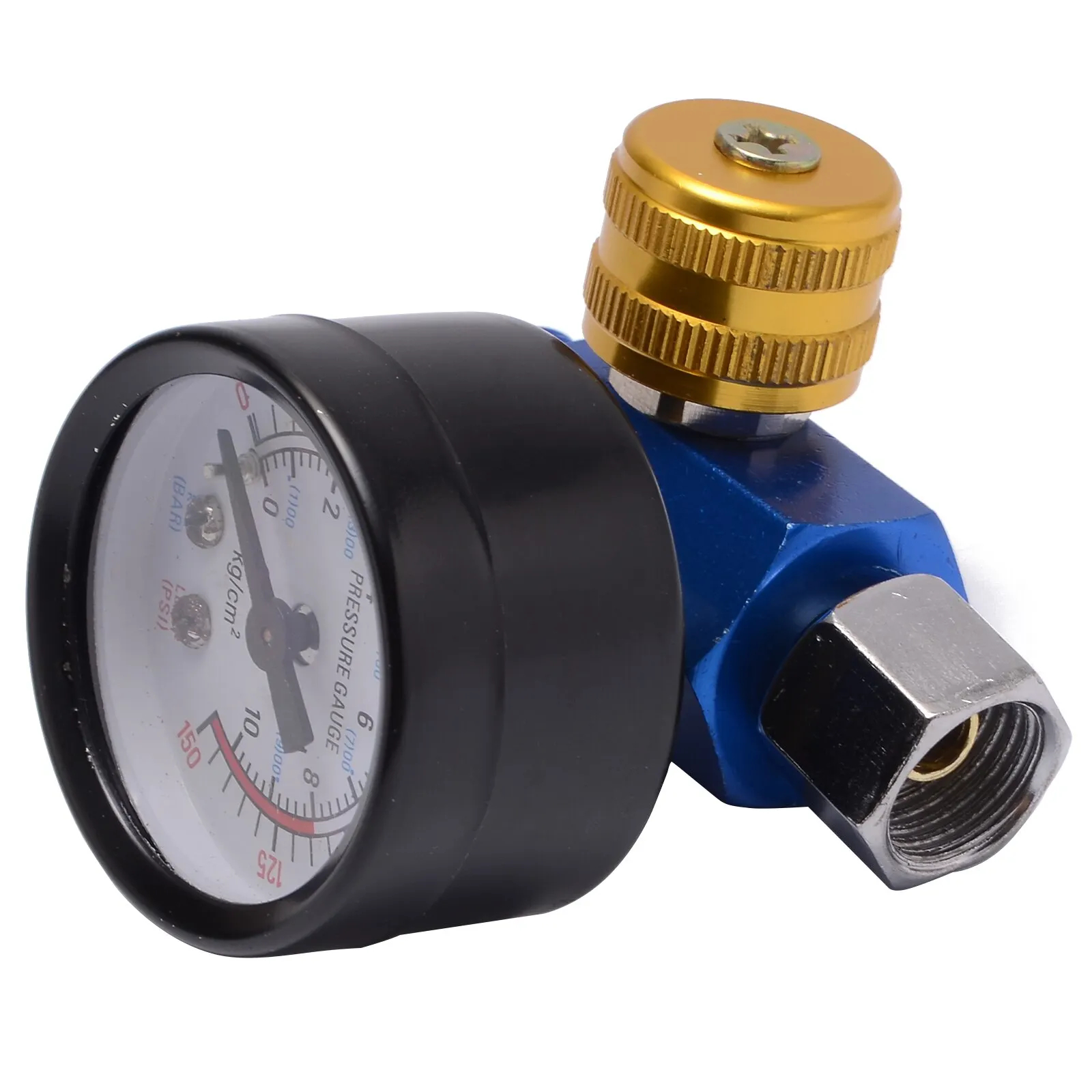 High Quality 1/4" Paint Sprayer Air Regulator Pressure Gauge Tool Diaphragm Control Tool Accessory
