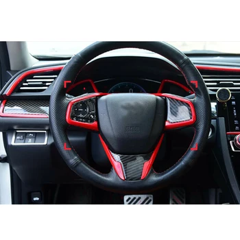 3pcs Red ABS Inner Steering Wheel Frame Cover Trim For Honda Civic 2016-2018 High Quality And New Car Interior Accessories
3pcs Red ABS Inner Steering Wheel Frame Cover Trim For Honda Civic 2016-2018 High Quality And New Car Interior Accessories