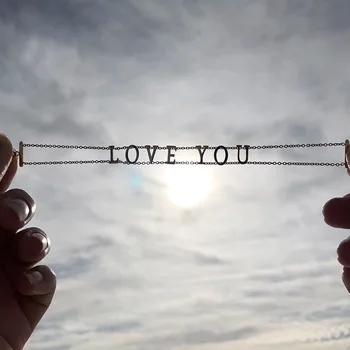 Fashion Luxury Jewelry LOVE YOU Gold Color Stainless Steel Bracelet with Letters Women's Bracelet Free Shipping 2020
Fashion Luxury Jewelry LOVE YOU Gold Color Stainless Steel Bracelet with Letters Women's Bracelet Free Shipping 2020