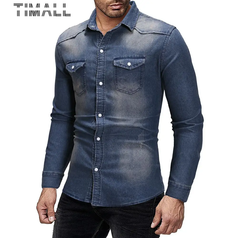 TIMALLMinimalist Retro Long-sleeved Denim Shirt Tide Men's Large Size Shirt M-3XL
TIMALLMinimalist Retro Long-sleeved Denim Shirt Tide Men's Large Size Shirt M-3XL