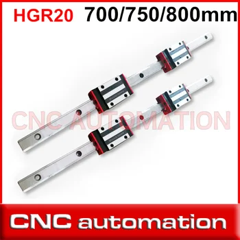 2pc Square Linear Guide Rail + 4pc Slide Block Carriages HGH20CA / flang HGW20CC CNC Router Engraving HGH20 Square 700/750/800mm
2pc Square Linear Guide Rail + 4pc Slide Block Carriages HGH20CA / flang HGW20CC CNC Router Engraving HGH20 Square 700/750/800mm