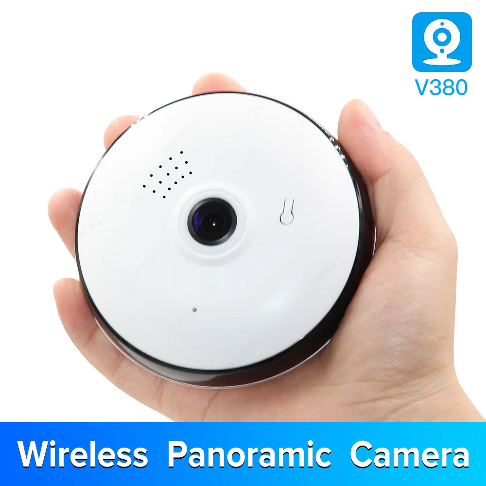 1.3MP/2.0MP Full view WIFI 360 Degree Two way audio Panoramic 960P/1080P Fisheye Wireless Smart IP Camera V380 white color
1.3MP/2.0MP Full view WIFI 360 Degree Two way audio Panoramic 960P/1080P Fisheye Wireless Smart IP Camera V380 white color