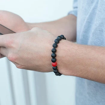 8mm bracelet man lucky bracelet beads bracelet with natural stone man black beads blue energy bracelet by hand Jewelry for women
8mm bracelet man lucky bracelet beads bracelet with natural stone man black beads blue energy bracelet by hand Jewelry for women