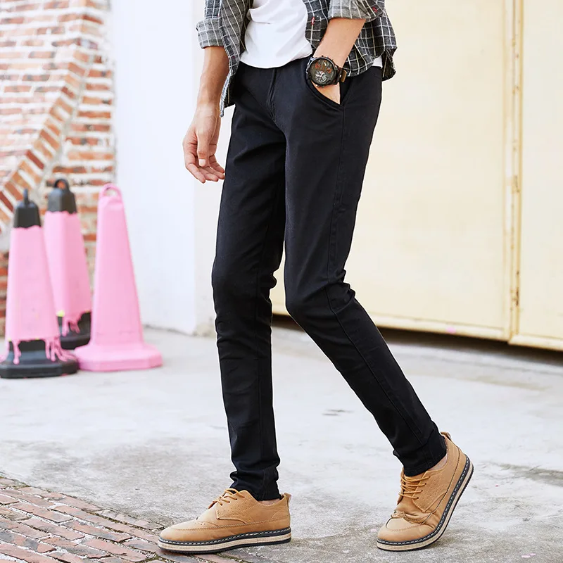 Spring And Autumn Solid Color Korean-style Popular Brand Slim Fit Elasticity Skinny Casual Pants Youth Pure Cotton Fashion MEN'S
Spring And Autumn Solid Color Korean-style Popular Brand Slim Fit Elasticity Skinny Casual Pants Youth Pure Cotton Fashion MEN'S