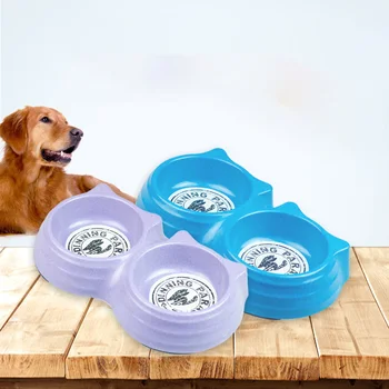 Pet Bowl Bamboo Fiber Cartoon Solid Color Non-slip Double Bowl Cat Dog Feeders Drinking Dual-use Household Bowl Pet Supplies
Pet Bowl Bamboo Fiber Cartoon Solid Color Non-slip Double Bowl Cat Dog Feeders Drinking Dual-use Household Bowl Pet Supplies