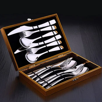 12Pcs Dinnerware Cutlery Set Dinner Spoon Fork Knife Tableware Case Kit Stainless Steel Kitchen Restaurant Steak Knives Forks
12Pcs Dinnerware Cutlery Set Dinner Spoon Fork Knife Tableware Case Kit Stainless Steel Kitchen Restaurant Steak Knives Forks