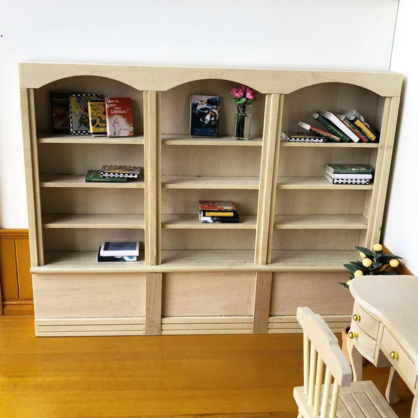 ​1/12 Doll House Book Room Living Room Furniture Bookshelf Bookcase Display European Style Cabinet Unfinished
​1/12 Doll House Book Room Living Room Furniture Bookshelf Bookcase Display European Style Cabinet Unfinished