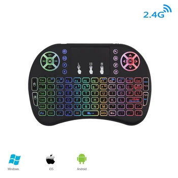 Wireless Computer Keyboard With Touchpad Colorful Blacklit Mini Air Mouse Keybord Touch Pad Small Keypad For TV Box PC Laptop
Wireless Computer Keyboard With Touchpad Colorful Blacklit Mini Air Mouse Keybord Touch Pad Small Keypad For TV Box PC Laptop