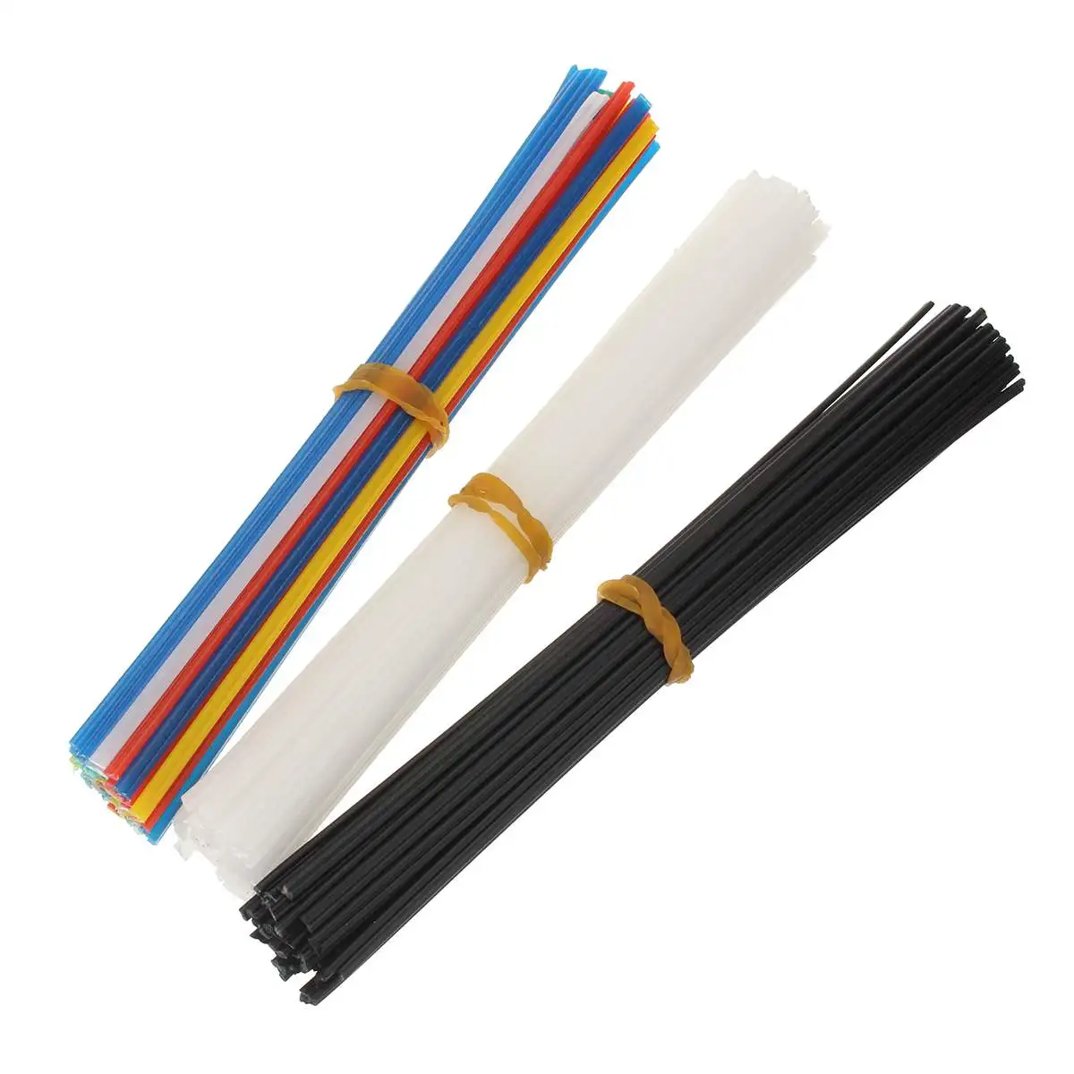 caihv-Welding Rod Polypropylene Black Round Auto Car Boat Fairing Weld Filler 50pcs Plastic Welding Rod Bumper Repair Kit Strong and Durable Diameter : Black