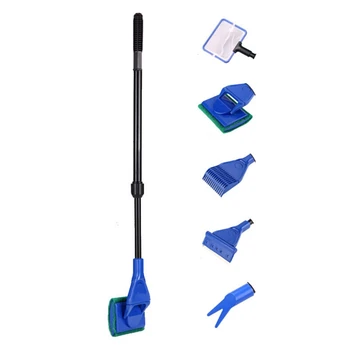 2020 New Aquarium Fish Tank Clean Set, Aquarium Cleaning Kit for Fish Tank Long Handle Fish Tank Brush Functional Cleaning Tools
2020 New Aquarium Fish Tank Clean Set, Aquarium Cleaning Kit for Fish Tank Long Handle Fish Tank Brush Functional Cleaning Tools