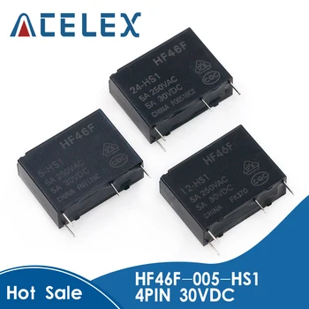 10PCS/lot 30VDC Power Relays HF46F-005-HS1 HF46F-012-HS1 HF46F-024-HS1 5-HS1 12-HS1 24-HS1 5A 250VAC 4PIN 5V 12V 24V DC
10PCS/lot 30VDC Power Relays HF46F-005-HS1 HF46F-012-HS1 HF46F-024-HS1 5-HS1 12-HS1 24-HS1 5A 250VAC 4PIN 5V 12V 24V DC