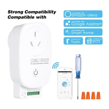 WiFi Control Garden Irrigation System Sprinkler System Controller Outdoor Garden Timer Home Automatic Watering Valve
WiFi Control Garden Irrigation System Sprinkler System Controller Outdoor Garden Timer Home Automatic Watering Valve