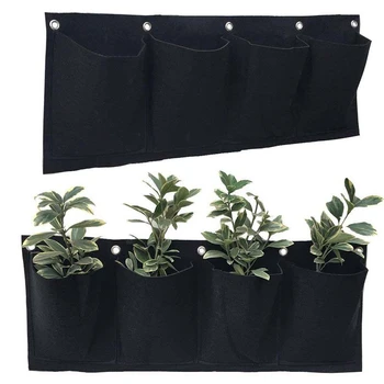 2 Pcs 4 Pockets Horizontal Wall Mount Planter Felt Garden Hanging Grow Bags 10 in X 25 in Planter Garden Growing Bag Fabric Plan
2 Pcs 4 Pockets Horizontal Wall Mount Planter Felt Garden Hanging Grow Bags 10 in X 25 in Planter Garden Growing Bag Fabric Plan
