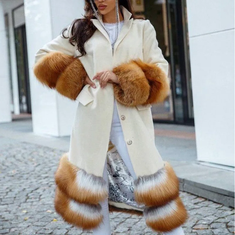 Tatyana Furclub Real Red Fox Fur Jackets Women Fashion Cashmere Coats Women Elegant Covered Buttons Long Jackets Female Ladies
Tatyana Furclub Real Red Fox Fur Jackets Women Fashion Cashmere Coats Women Elegant Covered Buttons Long Jackets Female Ladies