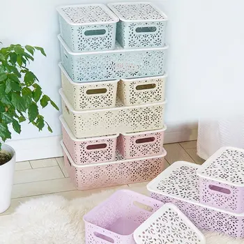Desktop Hollow Storage Basket Home Hollow Storage Drawers Fresh Spacer Layer Rack Plastic Clothes Toys Storage Container 
Desktop Hollow Storage Basket Home Hollow Storage Drawers Fresh Spacer Layer Rack Plastic Clothes Toys Storage Container