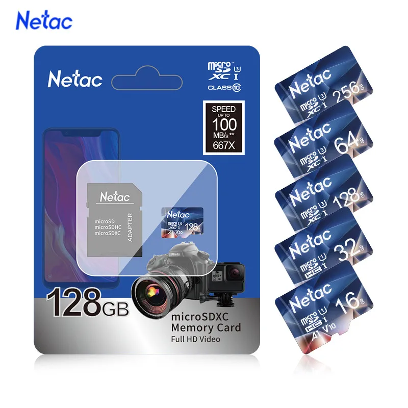 Netac P500 A1 Memory Card 32GB 16GB 64GB 128GB 100MB/S Micro SD Card Class10 UHS-1 SD Card 64GB Cards Hot Sale Free Shiping
Netac P500 A1 Memory Card 32GB 16GB 64GB 128GB 100MB/S Micro SD Card Class10 UHS-1 SD Card 64GB Cards Hot Sale Free Shiping