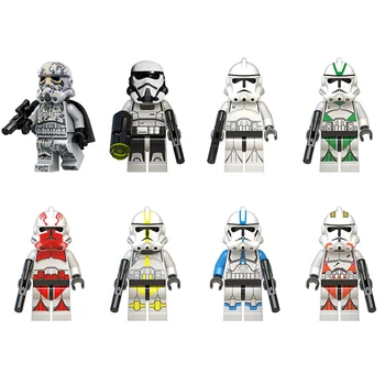 8pcs/set DISNEY Star Building Blocks Bricks The storm Imperial Stormtrooper Clone Wars Model Action Figures Toys For Boy Gifts
8pcs/set DISNEY Star Building Blocks Bricks The storm Imperial Stormtrooper Clone Wars Model Action Figures Toys For Boy Gifts